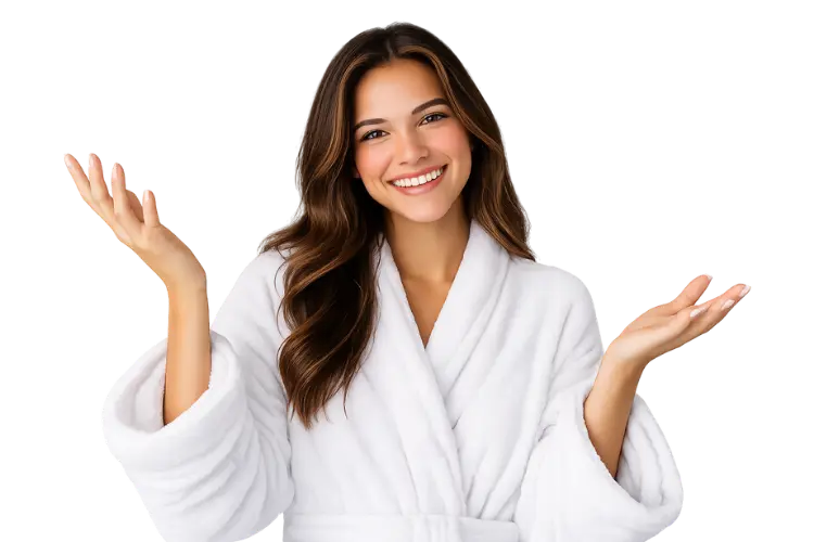 Peaceful wellness treatment environment