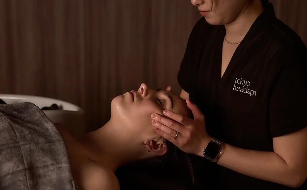 Therapeutic scalp massage for tension relief and overall wellness